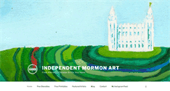 Desktop Screenshot of independentmormonart.com